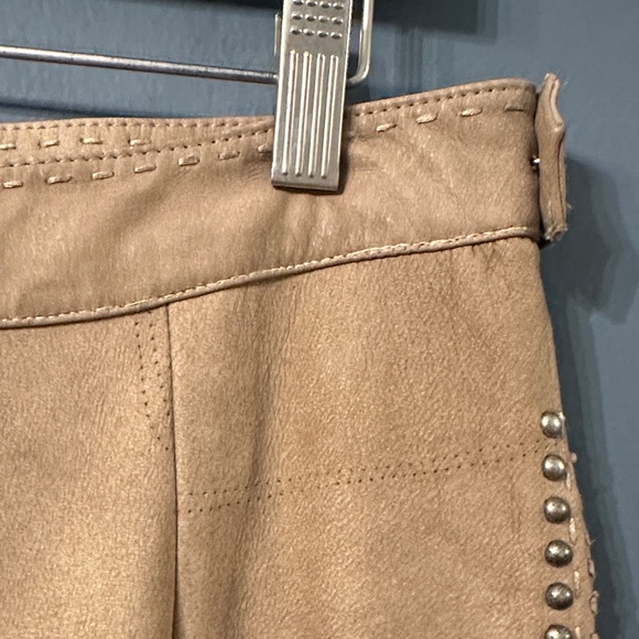 Double D Ranch Tan Suede Fringe Skirt - Picture 6 of 14